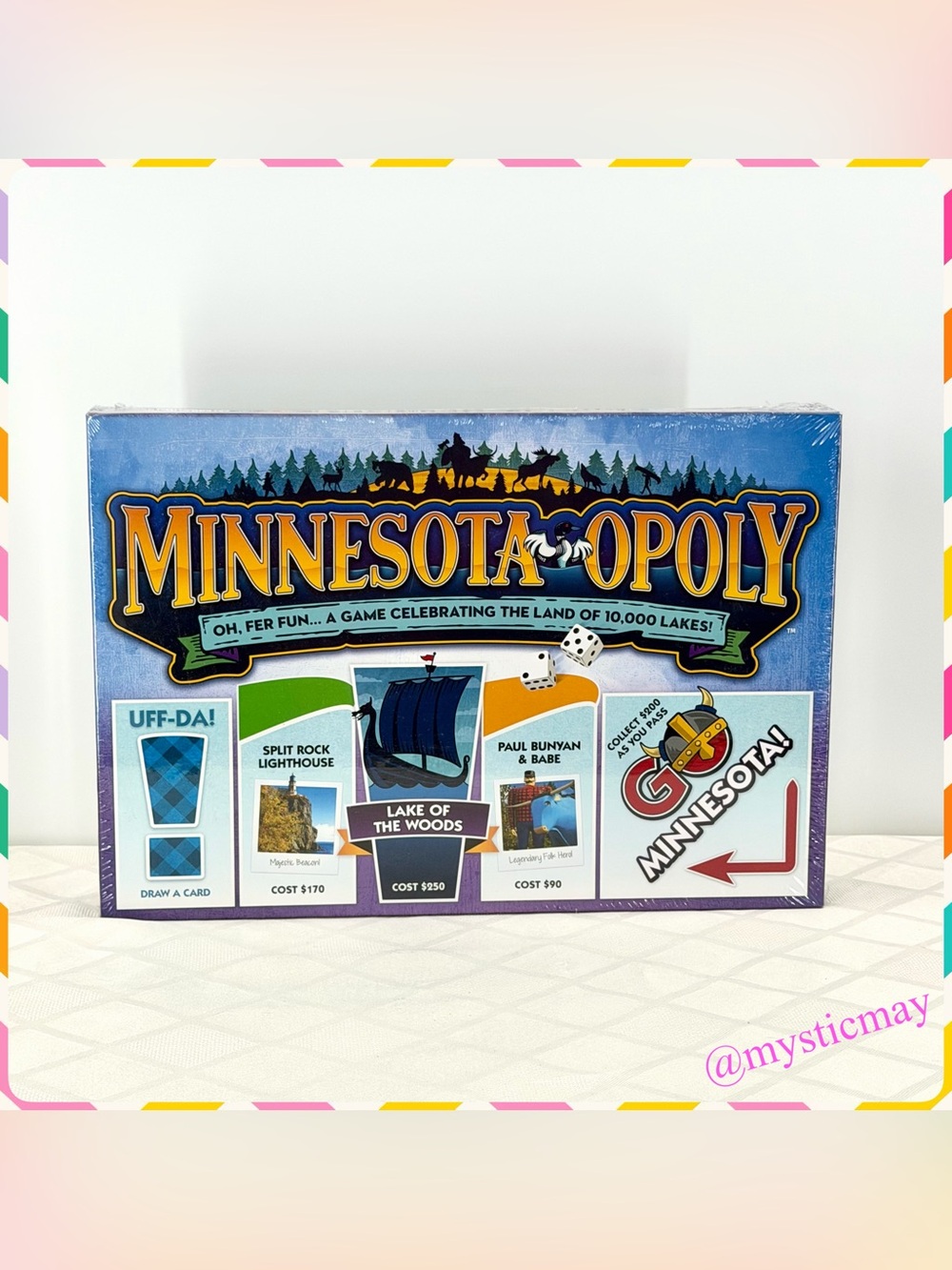 New MINNESOTA OPOLY Board Game MN State Theme Monopoly